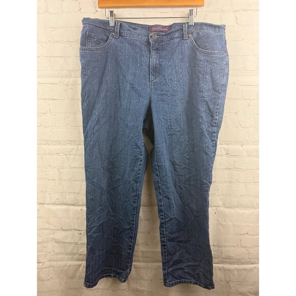 Gloria Vanderbilt Jeans Womens Size 16W Short BlueCasual  Stretch Denim - Picture 1 of 7